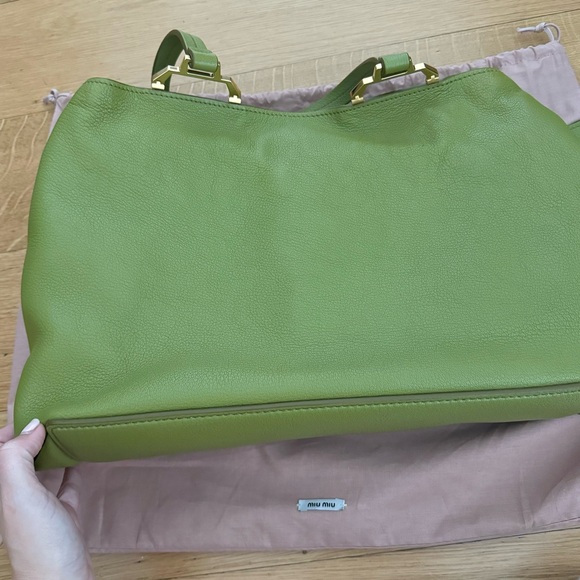 Miu Miu Leather Tote - Picture 5 of 8